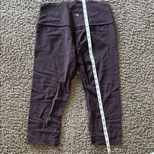 lululemon athletica Dark Plum Cropped Leggings